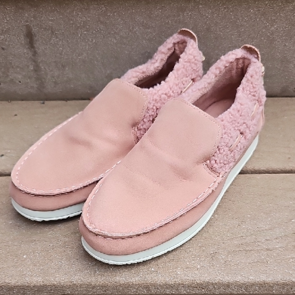 Sperry Women's Leather Teddy Rose Moc-Sider Shoes (STS87925) Size 7